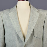 1950s Men's Mint Green Atomic Fleck Jacket