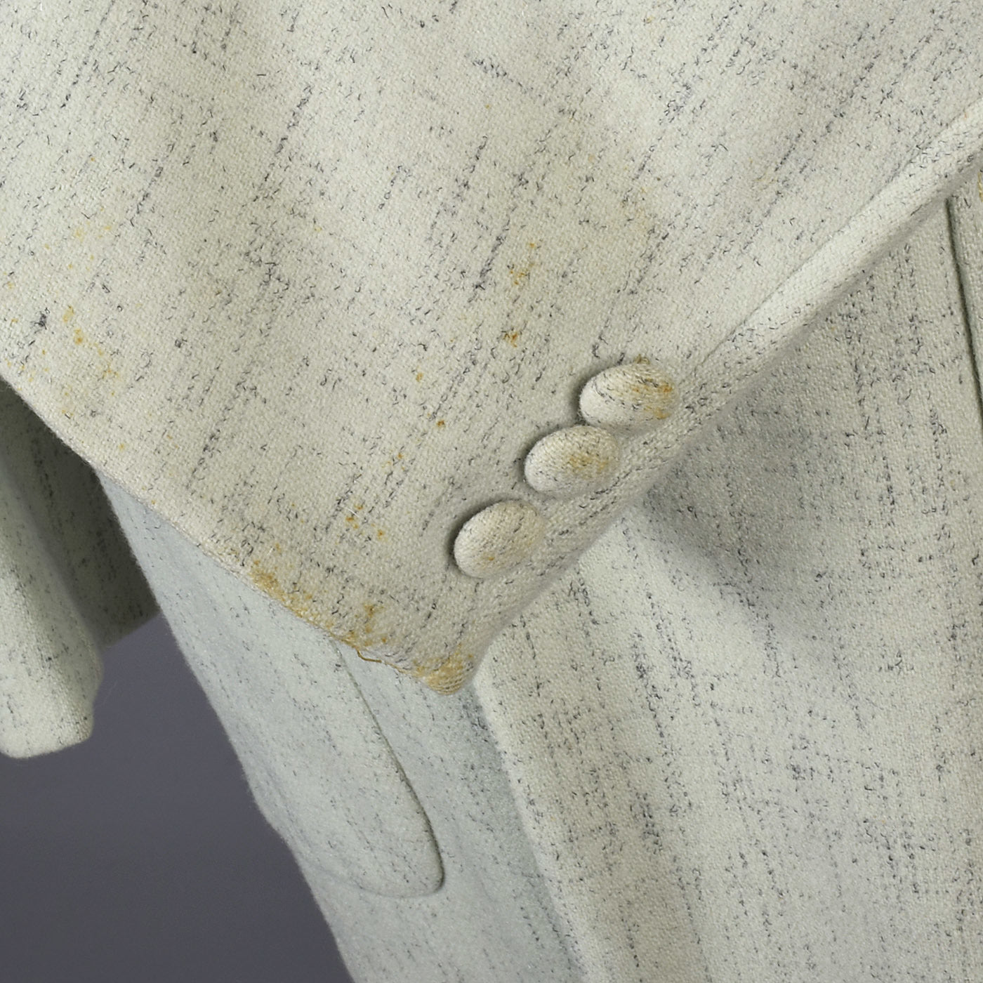 1950s Men's Mint Green Atomic Fleck Jacket