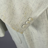 1950s Men's Mint Green Atomic Fleck Jacket