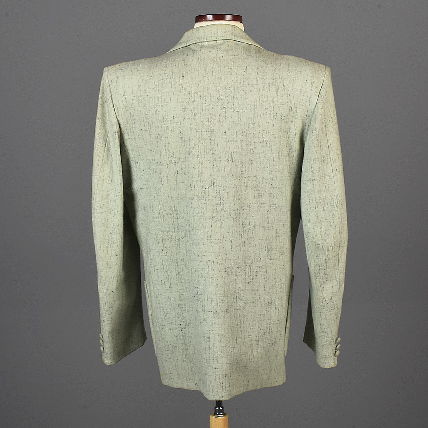 1950s Men's Mint Green Atomic Fleck Jacket