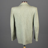 1950s Men's Mint Green Atomic Fleck Jacket