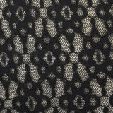 1950s Black Lace Illusion Swimsuit