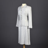 1940s Rainbow Fleck Skirt Suit