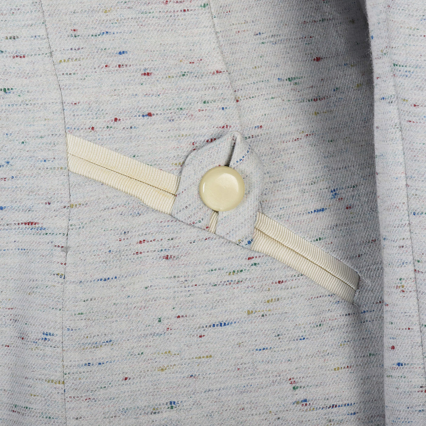 1940s Rainbow Fleck Skirt Suit