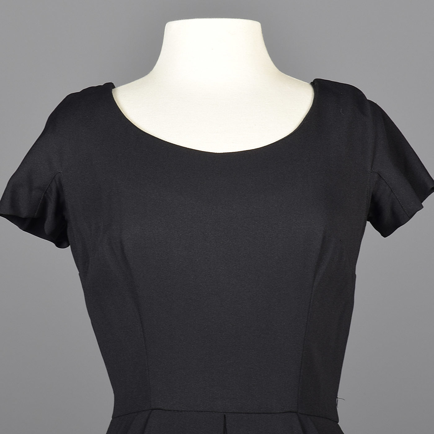 1960s Little Black Dress with Petal Skirt