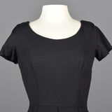 1960s Little Black Dress with Petal Skirt