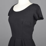 1960s Little Black Dress with Petal Skirt