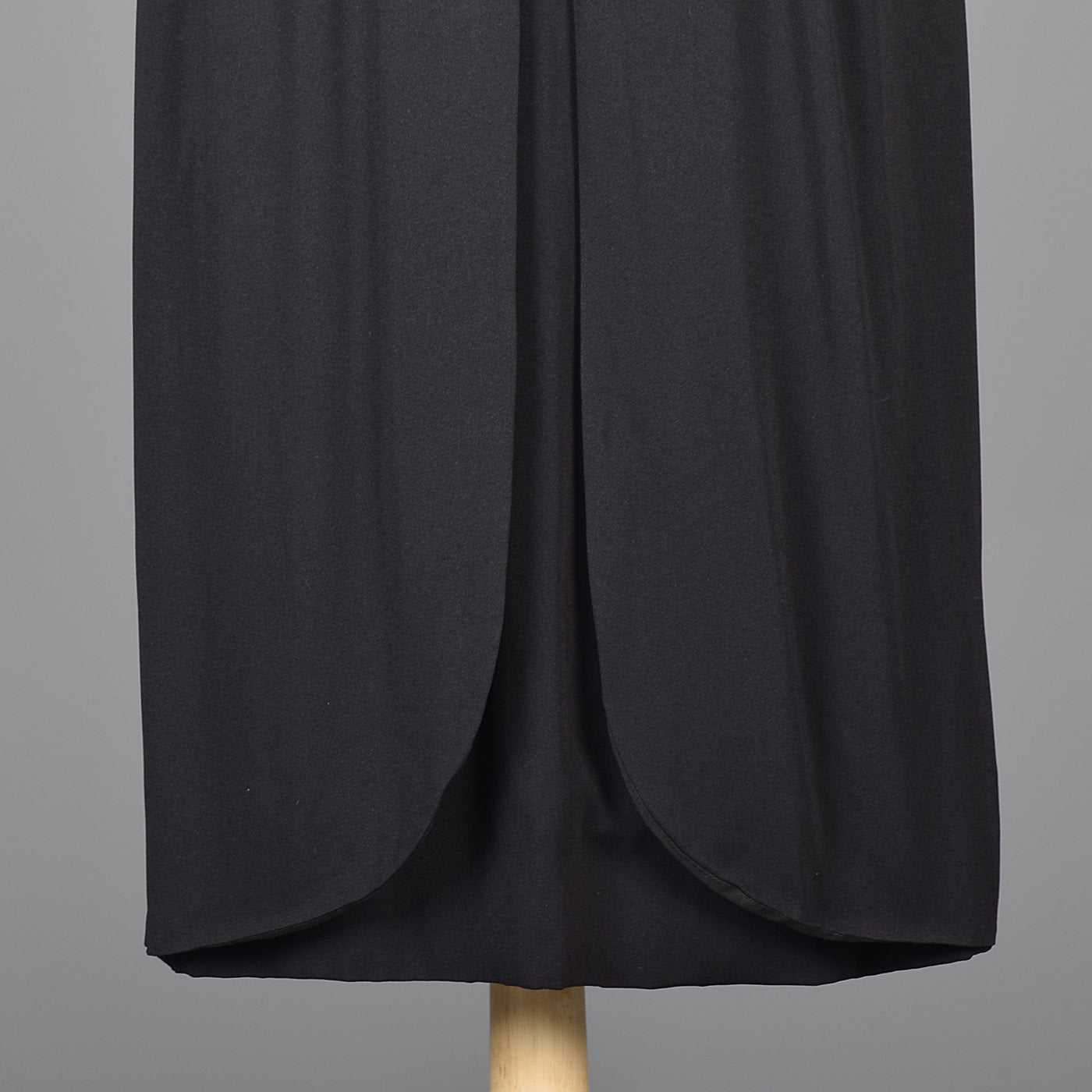 1960s Little Black Dress with Petal Skirt