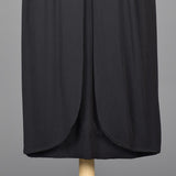 1960s Little Black Dress with Petal Skirt