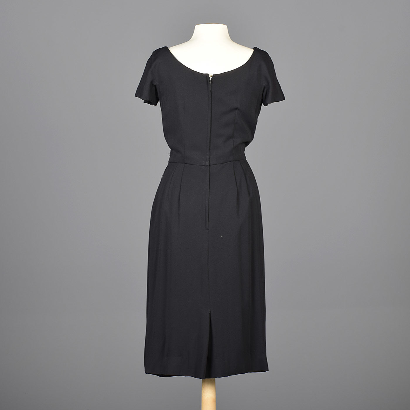 1960s Little Black Dress with Petal Skirt