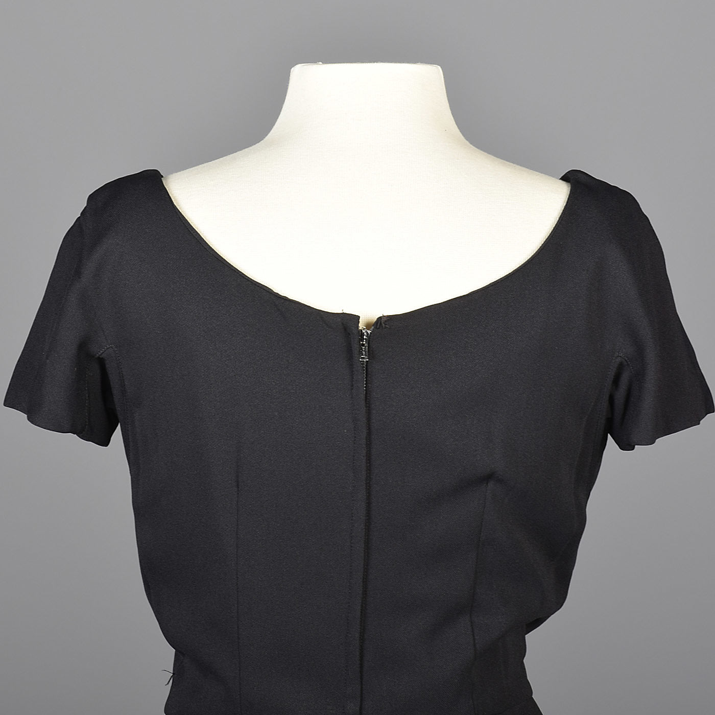 1960s Little Black Dress with Petal Skirt