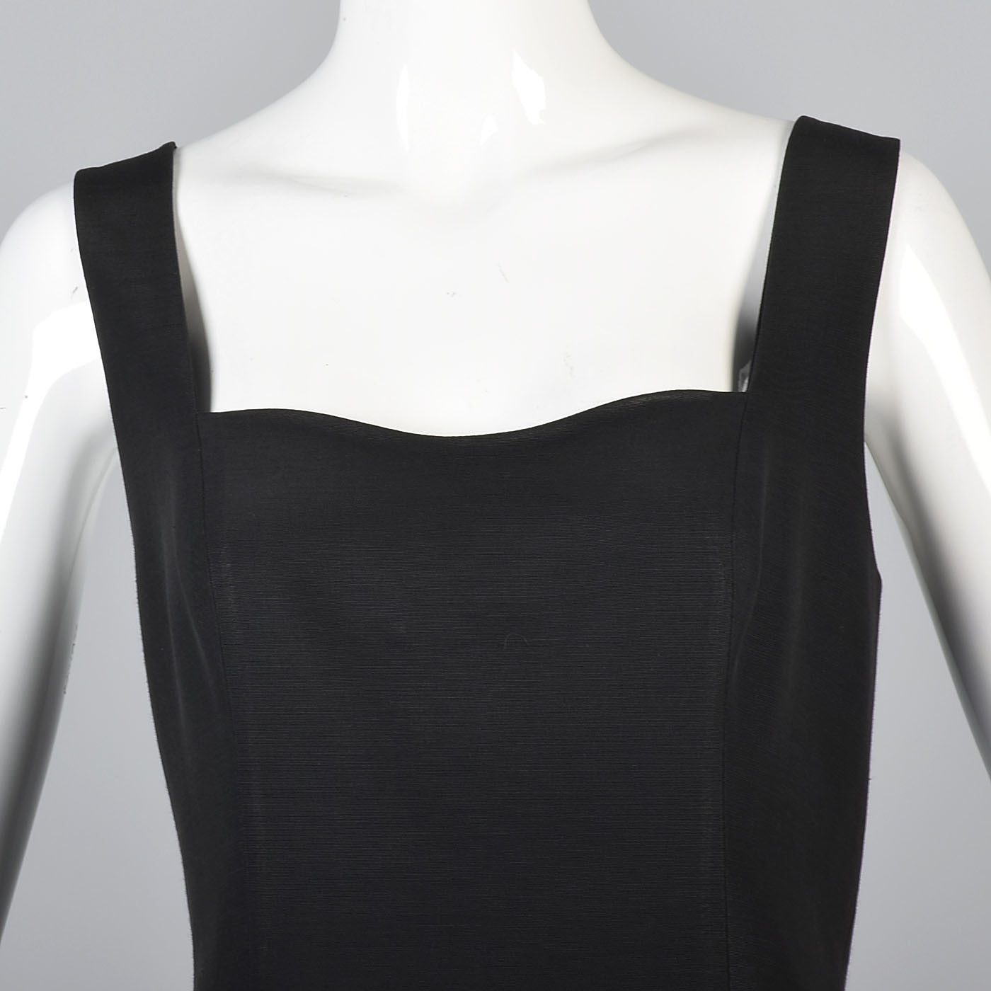 1990s Jil Sander Sleeveless Black Mini Dress