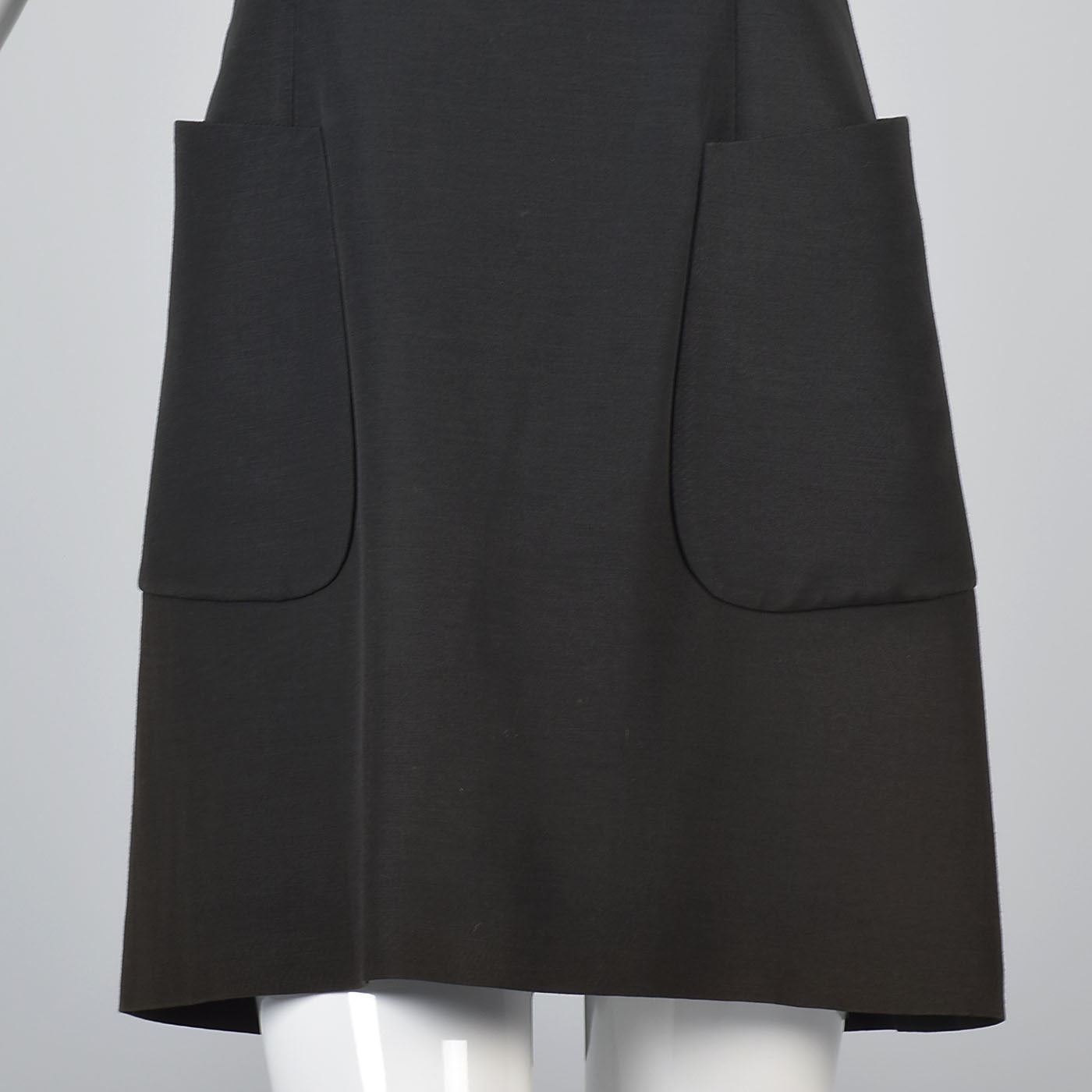 1990s Jil Sander Sleeveless Black Mini Dress