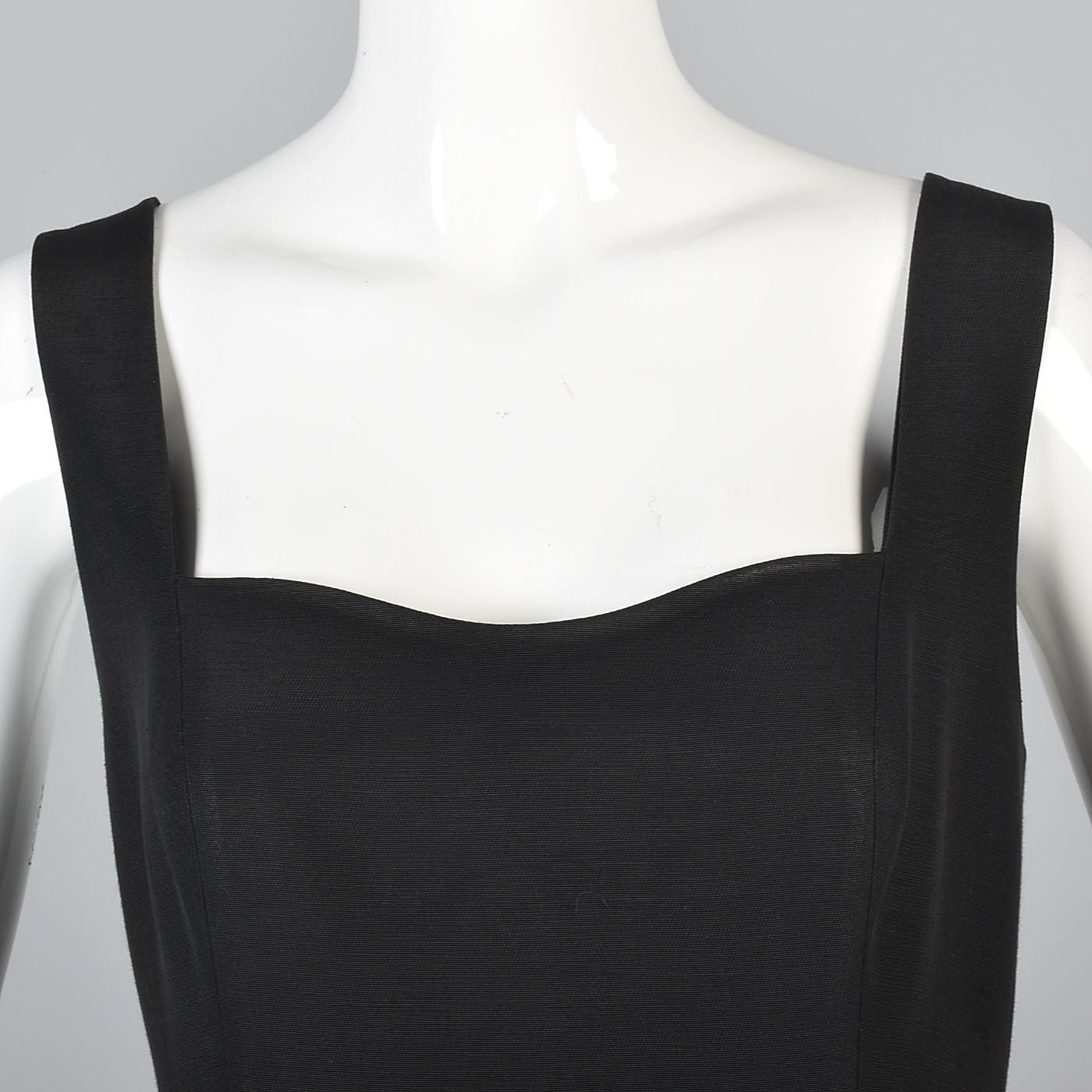1990s Jil Sander Sleeveless Black Mini Dress