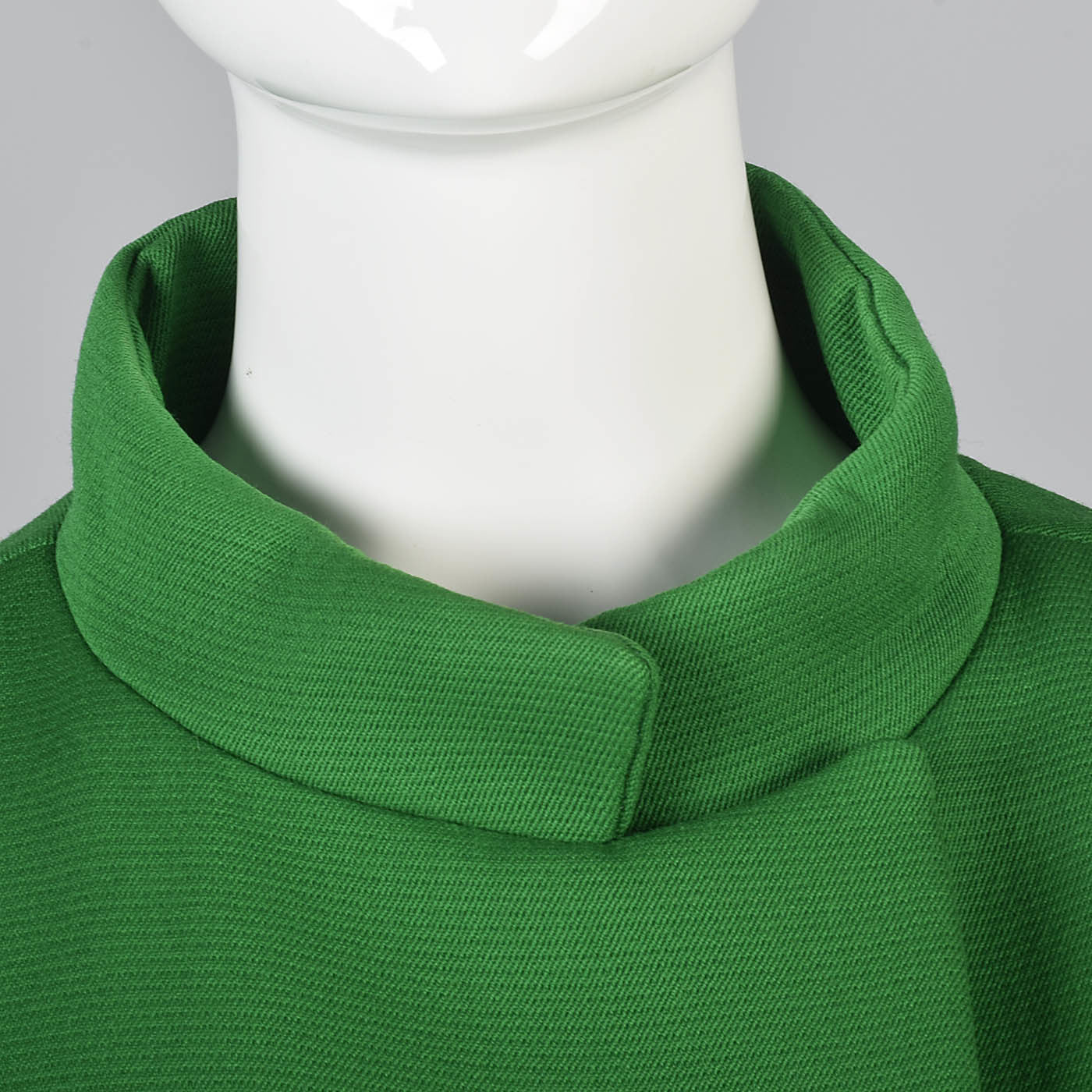 1960s Show Stopping Kelly Green Maxi Coat from Saks Fifth Avenue