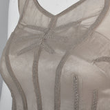 1990s Dolce & Gabbana Mesh Maxi Dress
