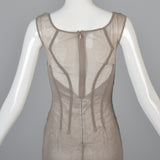 1990s Dolce & Gabbana Mesh Maxi Dress