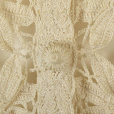 1960s Cotton Crochet Cardigan with Floral Design