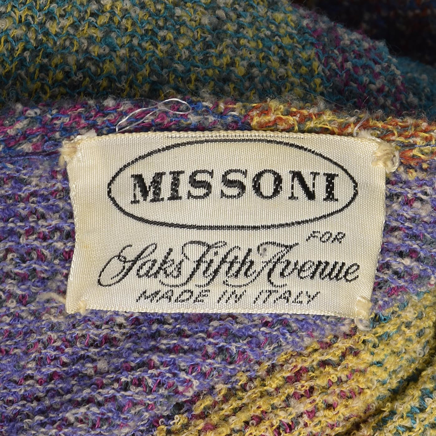 1980s Missoni Belted Shadow Plaid Sweater Dress