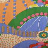 Robert David Morton Maxi Dress in a Signed Psychedelic Print