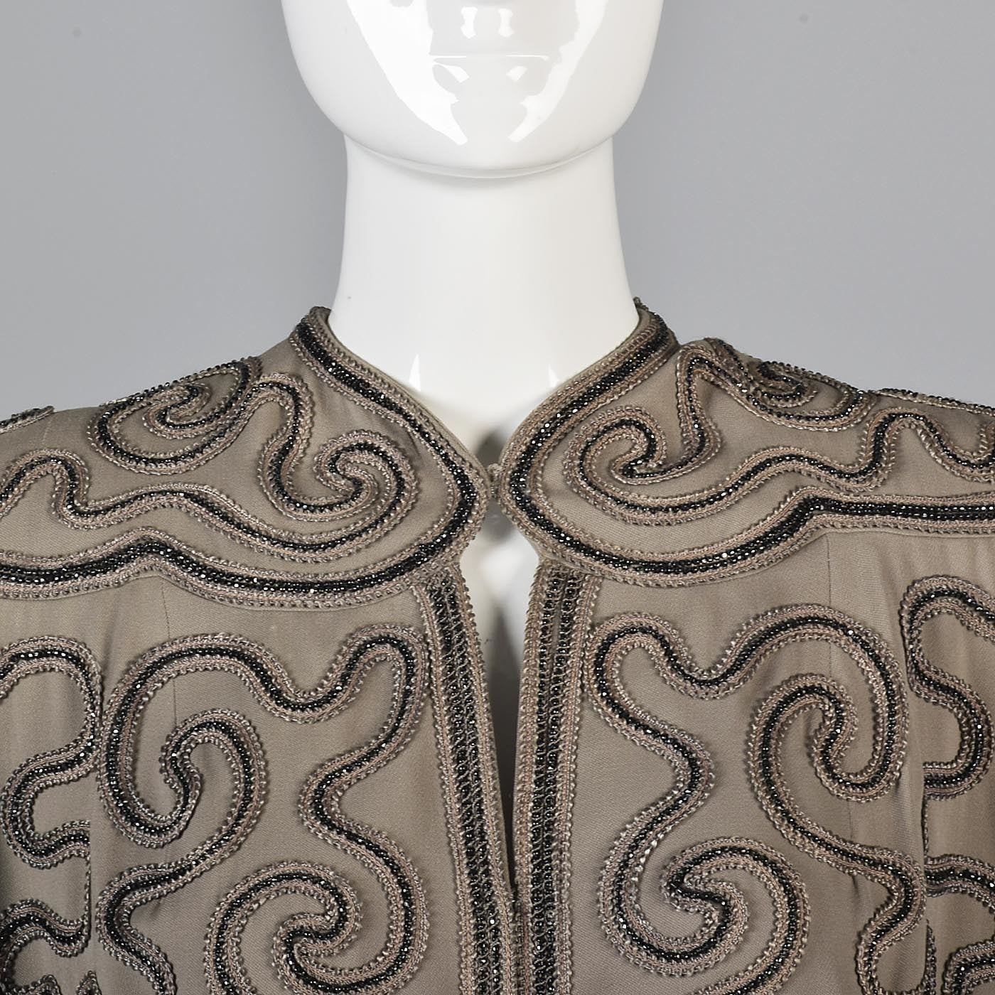 1940s Gabardine Skirt Suit with Swing Jacket