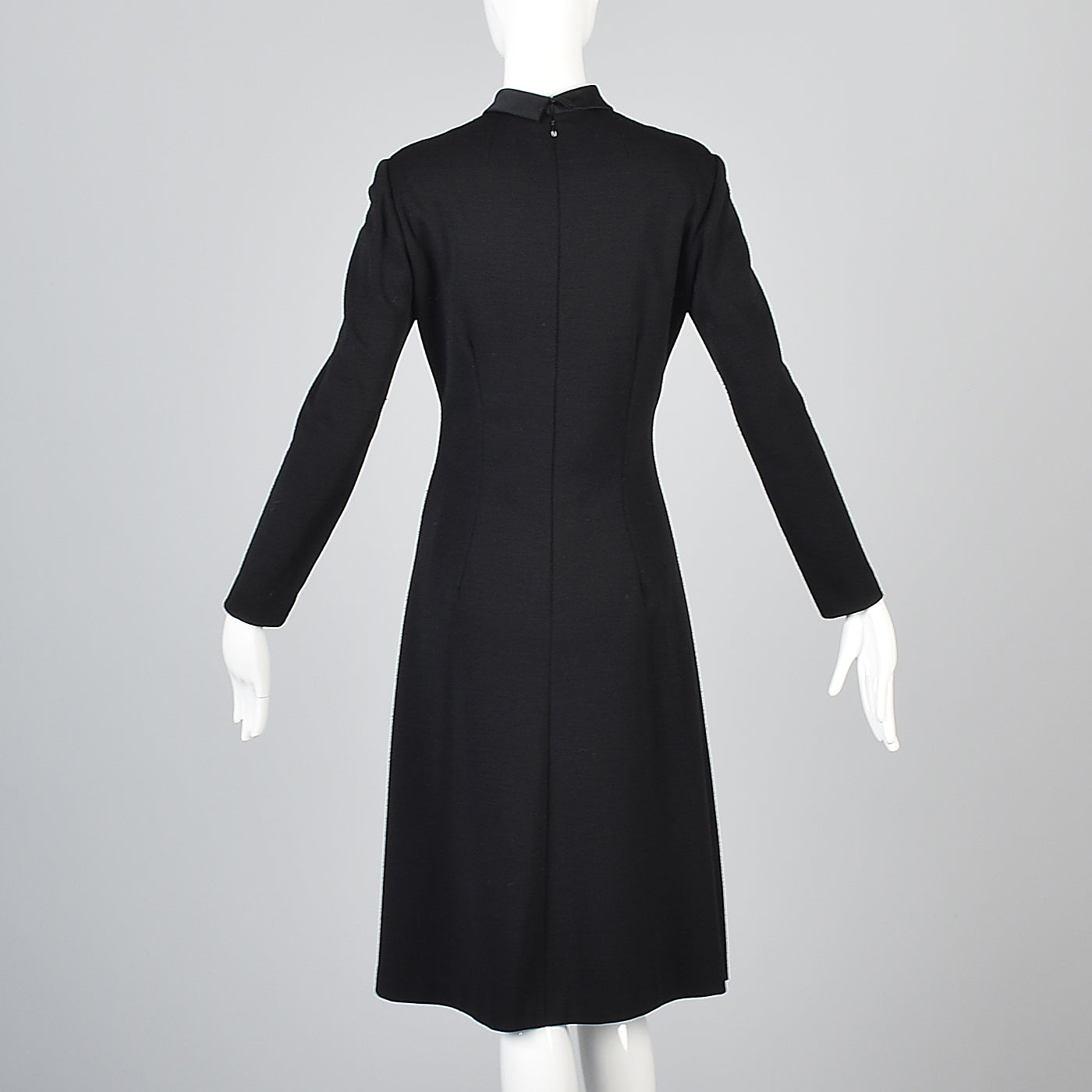 Adele Simpson Little Black Dress with Keyhole Bust & Satin Bow