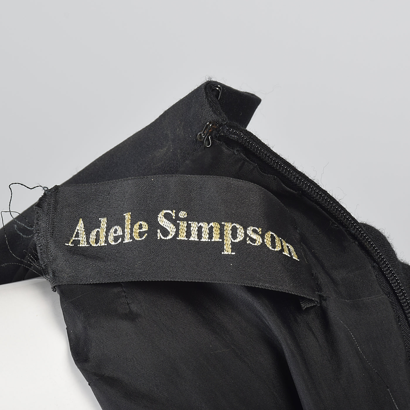 Adele Simpson Little Black Dress with Keyhole Bust & Satin Bow