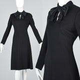 Adele Simpson Little Black Dress with Keyhole Bust & Satin Bow