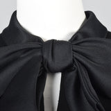 Adele Simpson Little Black Dress with Keyhole Bust & Satin Bow