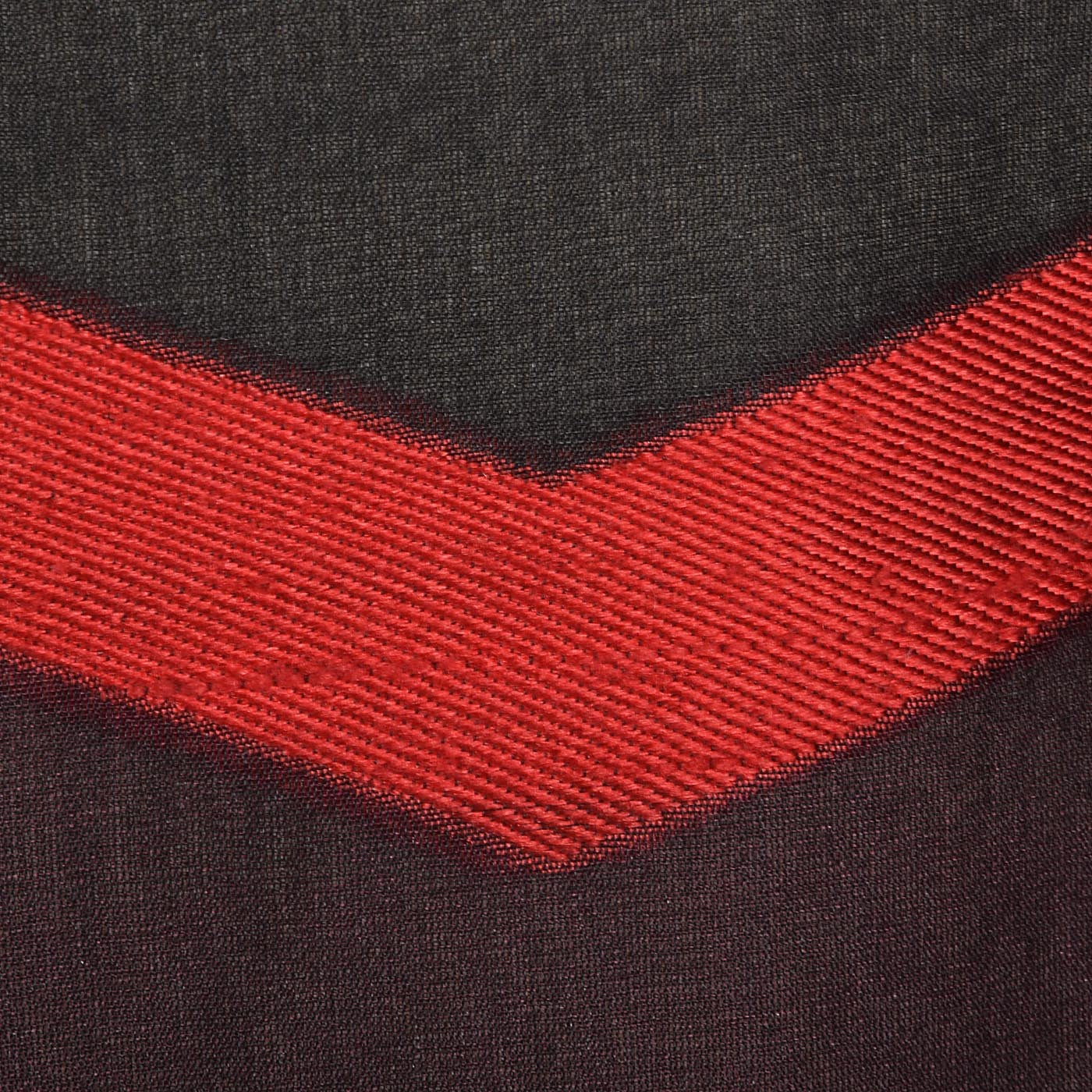 Annie Corvall Paris Silk Cocktail Dress Red & Black Stripe