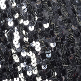 1970s Lillie Rubin Silver Lamé & Sequin Halter Dress