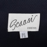 Scaasi Navy Blue Summer Skirt Suit