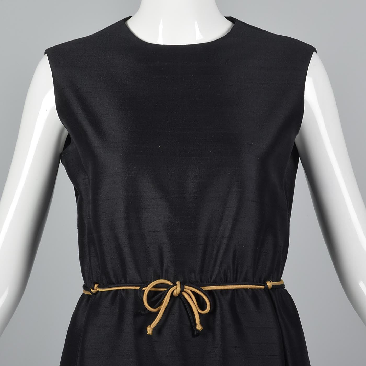 1960s Black Dress with Matching Gold Jacket