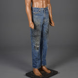1970s Mens Distressed Levi's Jeans