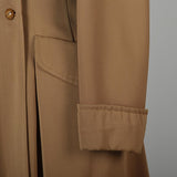 1940s Double Breasted Gabardine Princess Coat