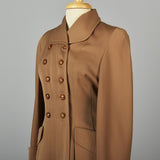 1940s Double Breasted Gabardine Princess Coat