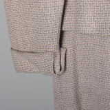 1950s Pink Skirt Suit with Hourglass Silhouette