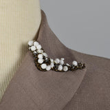1950s Silk Skirt Suit with Beaded Detail