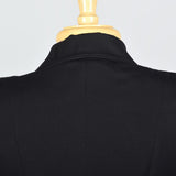 1950s Lilli Ann Classic Black Hourglass Jacket
