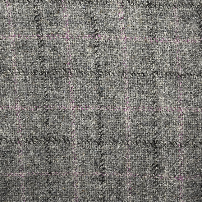 Deadstock 1920s Men's Three Piece  Tweed Suit with Plus Fours in Gray and Purple Plaid