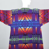 1970s Pendleton Beaver State Colorful Blanket Coat