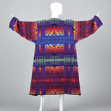 1970s Pendleton Beaver State Colorful Blanket Coat