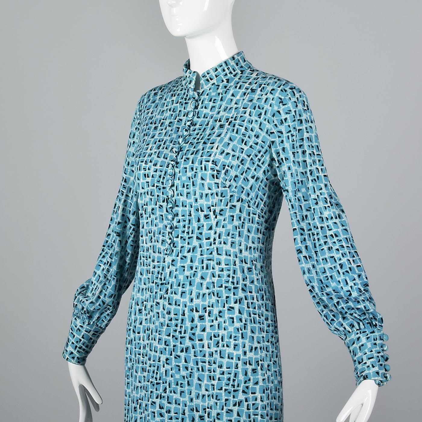 1960s Via Veneto Couture Boutique Wool Knit Dress