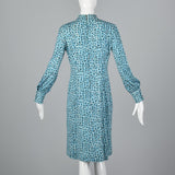 1960s Via Veneto Couture Boutique Wool Knit Dress