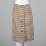 1970s Via Veneto Couture Boutique Tweed Skirt Suit