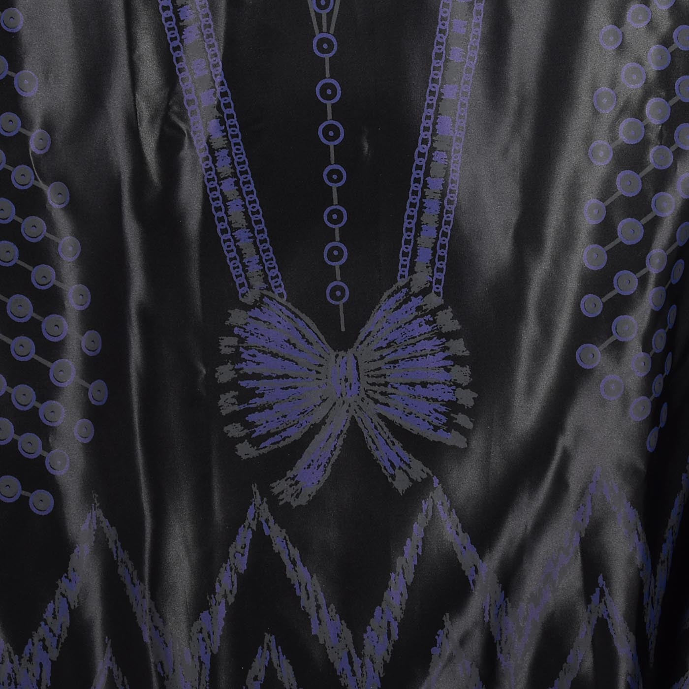 1980s Zandra Rhodes Ball Gown with a Lace Illusion Bodice
