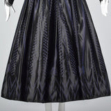 1980s Zandra Rhodes Ball Gown with a Lace Illusion Bodice
