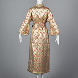 Incredible 1960s Gold Lamé Dressing Gown