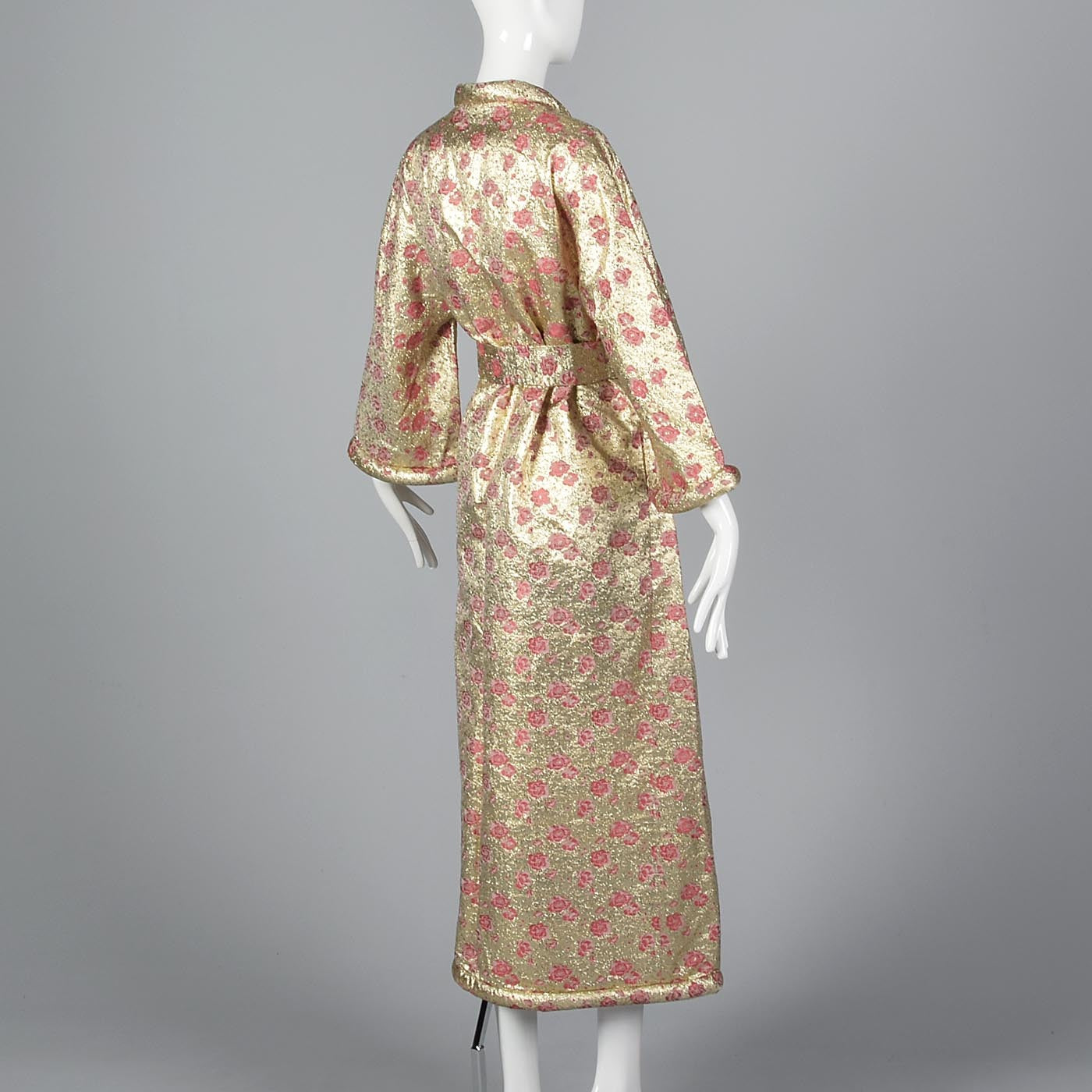 Incredible 1960s Gold Lamé Dressing Gown