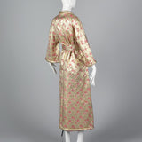 Incredible 1960s Gold Lamé Dressing Gown